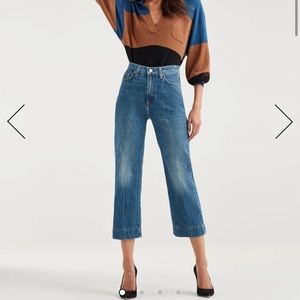 7 For All Mankind Blue Flare Jeans